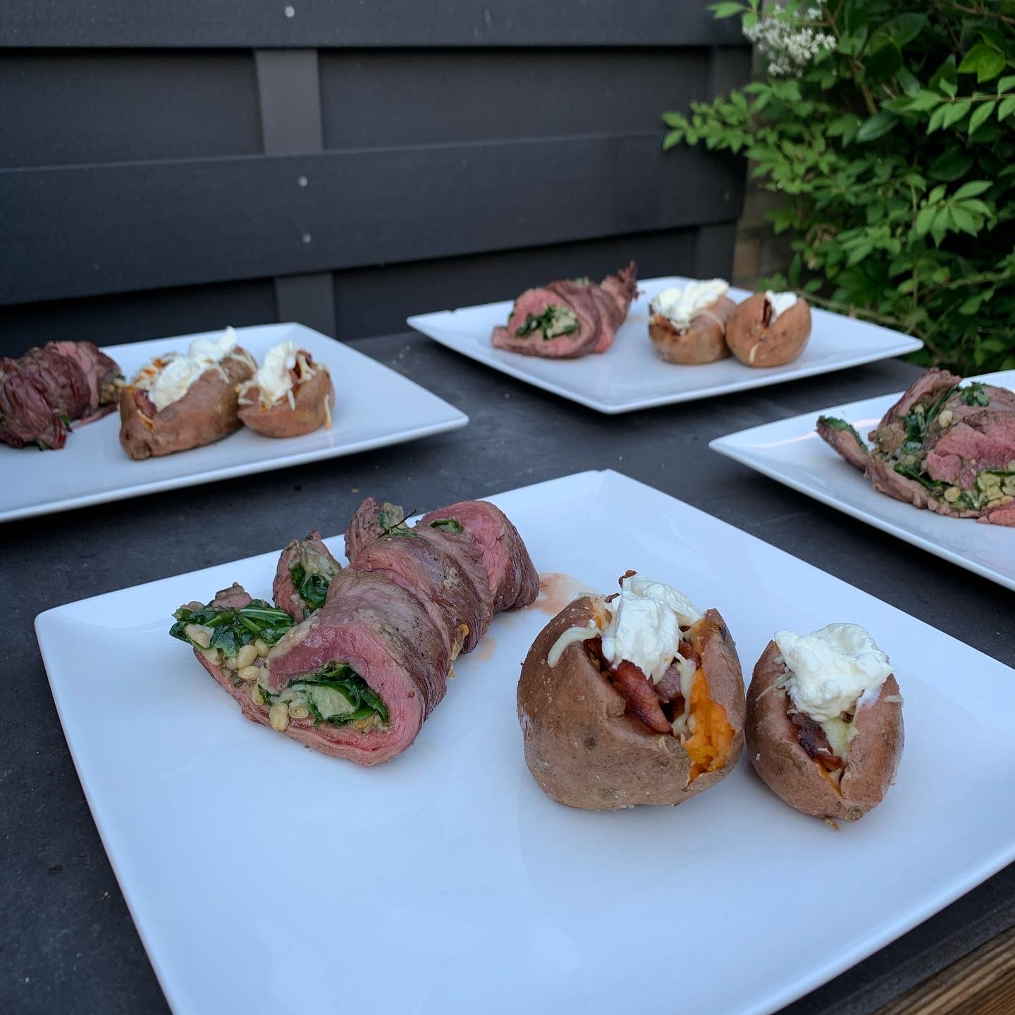 Gevulde Zoete aardappel